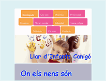 Tablet Screenshot of escolacanigo.com